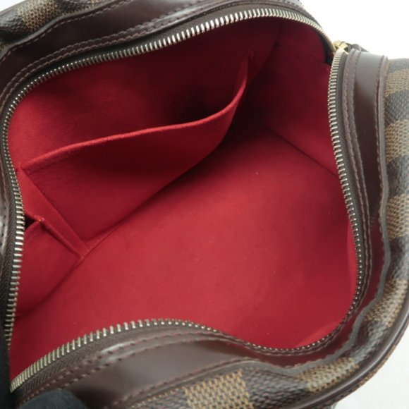 100% Authentic Louis Vuitton Duomo Damier Ebene Canvas Hand Bag - Picture 10 of 12